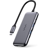 VAVA Hub USB C- Adaptador USB-C 8 en 1- con HDMI 4K a 60 Hz- USB-C y 2 Puertos de Datos USB-A de 5 Gbps- Suministro de…